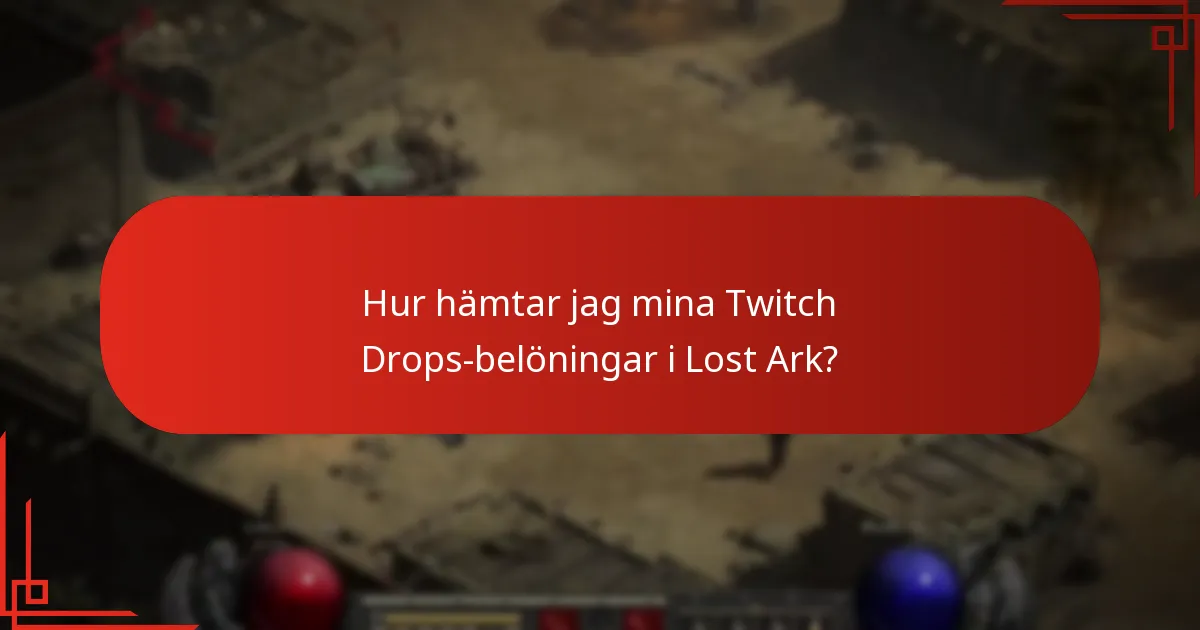 Hur kopplar jag mitt Twitch-konto till Lost Ark?