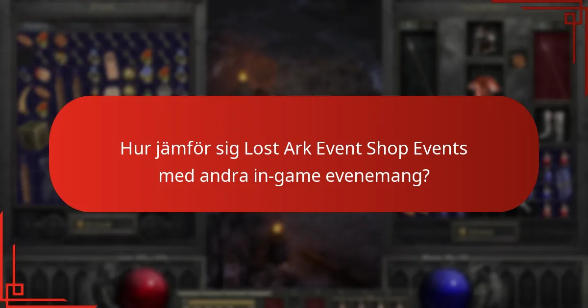 När inträffar Lost Ark Event Shop Events?