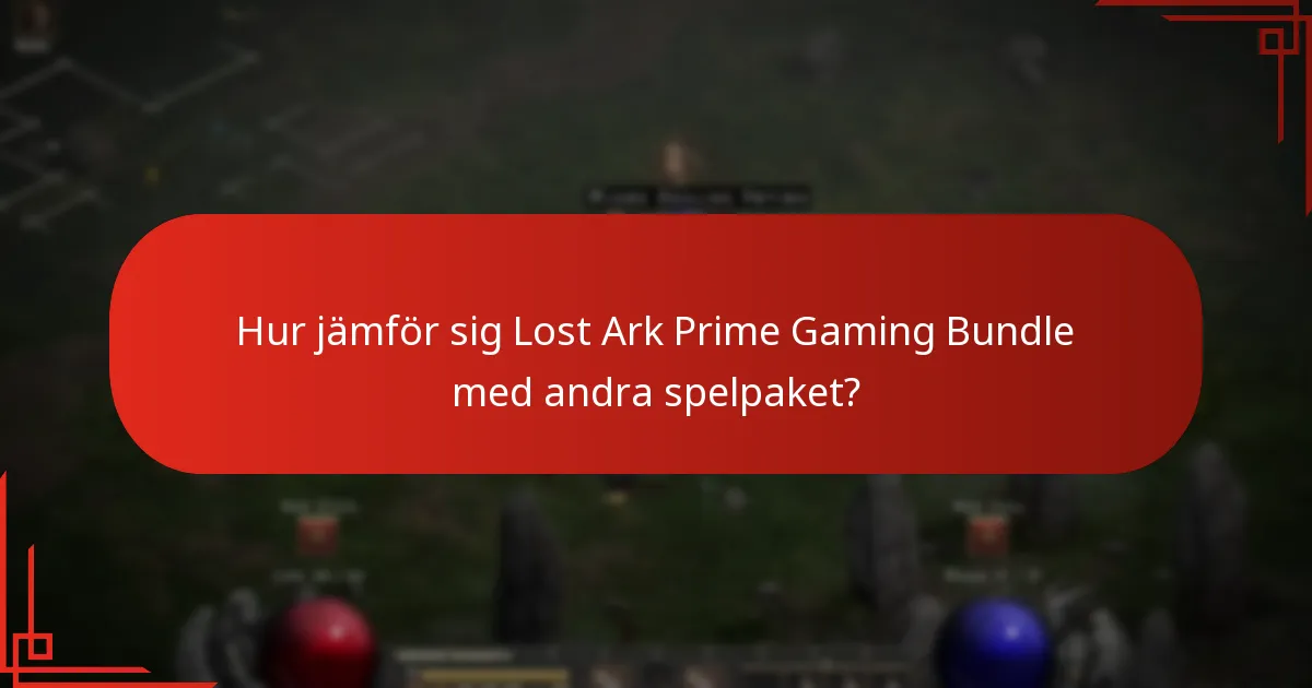 När är Lost Ark Prime Gaming Bundle tillgänglig?