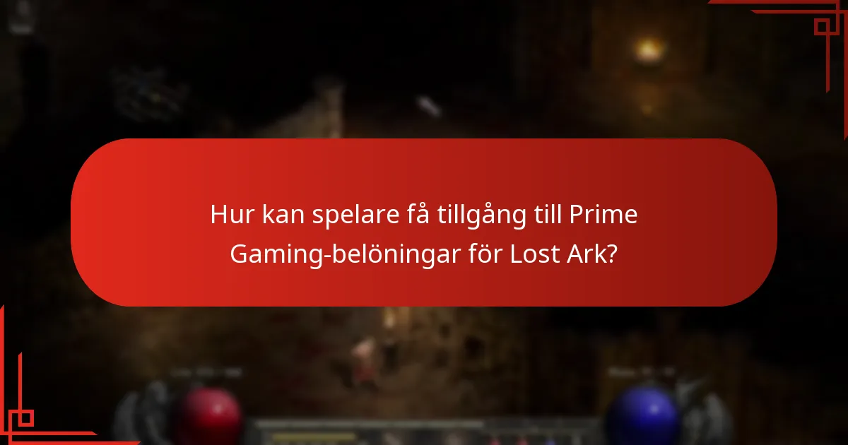 Hur kan spelare få tillgång till Prime Gaming-belöningar för Lost Ark?