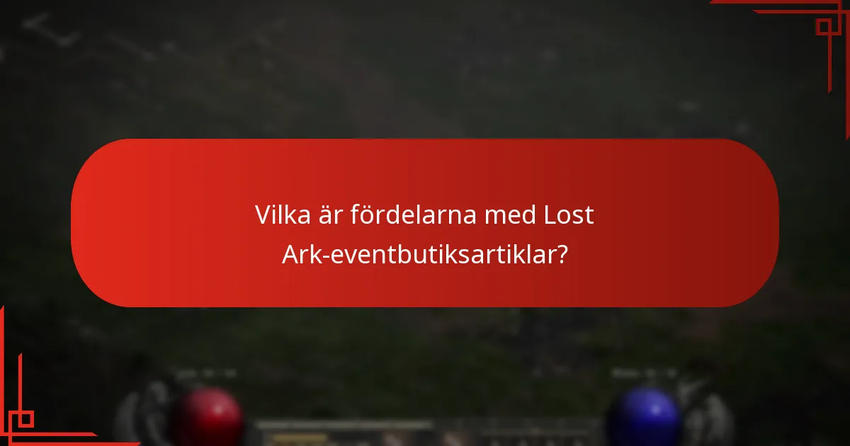 När är Lost Ark-eventbutiksartiklar tillgängliga?